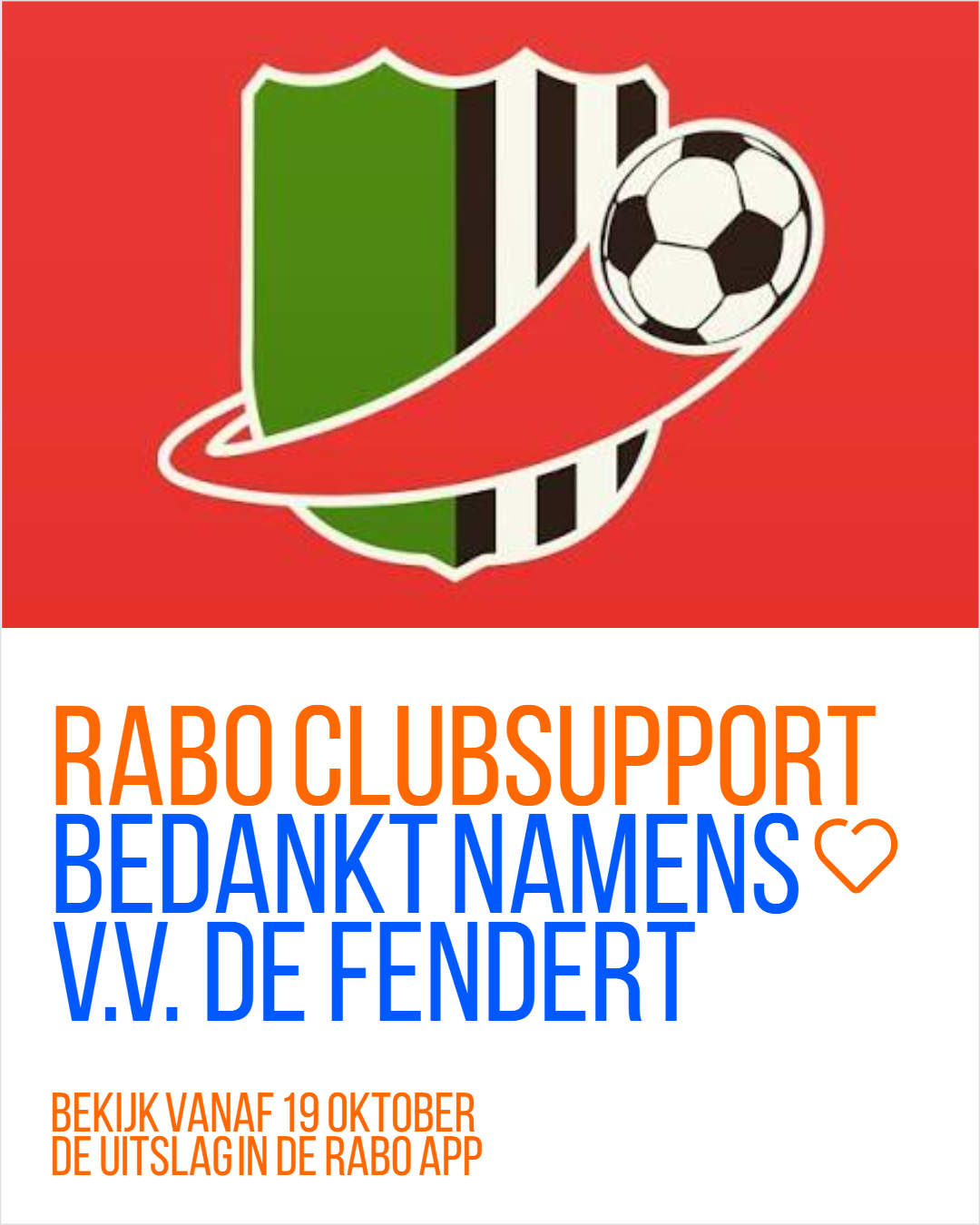 Uitslag Rabo Clubsupport